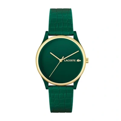 Image of Lacoste Analogue Quartz Watch for Women Collection Crocodelle with Silicone Bracelet