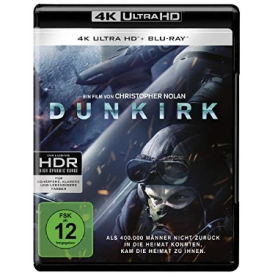 Image of Dunkirk 4K, 2 UHD Blu rays