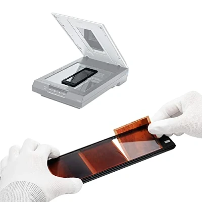 Image of JJC 120 Medium Format Negatives Film Holder, Slide Mount Magnetic Holder for Scanning Films on Standard Flatbed Scanner with Backlight Transparency Unit Area 190 x 57.1mm