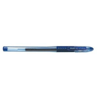 Image of Pilot G1 Grip 1.0mm 1 blue pen gel ink rollerball broad tip x