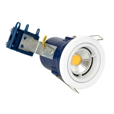 Image of Electralite Yate Fire Rated Downlight IP20 White