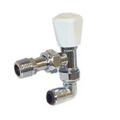 Image of Pegler Yorkshire Mercia Push Fit Lock Shield Manual Radiator Valve 10mm 663001