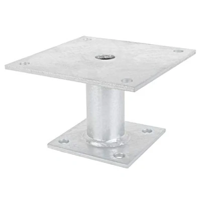 Image of Screw On Post Anchor Hot Dip Galvanised 150 x mm Rohrlänge: 100