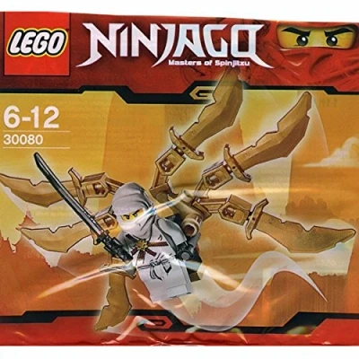 Image of LEGO Ninjago Exclusive Mini Figure Set #30080 Zane Ninja Glider Bagged