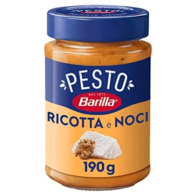 Image of Barilla Nussiges Pesto Ricotta e Noci Pack of 12 (12 x 190 g)