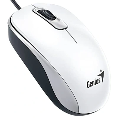 Image of Genius DX 110 PC Mouse, PC/Mac, 2 Ways, White, 31010116102