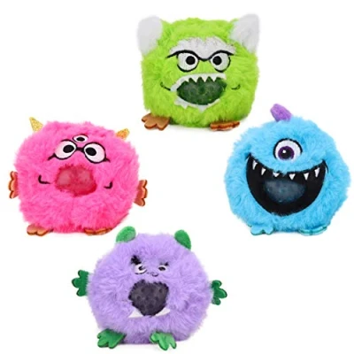 Image of Toyland® 8cm Furry Monster Jelly Squeezers Children&#039;s Novelty Toys 1 Piece Chosen At Random