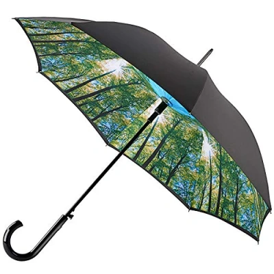 Image of Fulton Bloomsbury 2 Sunburst Print Umbrella