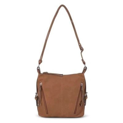 Image of TOM TAILOR Caia Women&#039;s Shoulder Bag Crossbody Medium, Cognac, 26x12x26, 002594