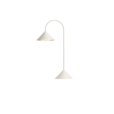Image of FRANDSEN Grasp LED table lamp, white, height 47 cm, metal