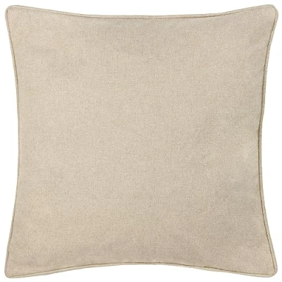 Image of furn. Dawn Textured Feather Filled Cushion Natural Size 45 cm x