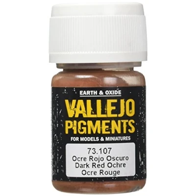 Image of Vallejo 30 ml Pigments Dark Red Ocre