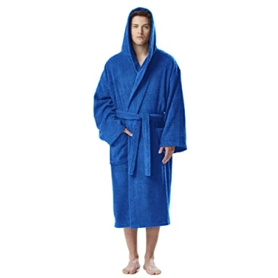 Image of Arus Astrom Bathrobe, man&#039;s size: S long, unisex M Marine