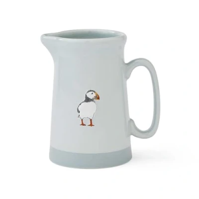Image of Cooksmart British Designed Small Jug Ceramic for Multiple Use in The Kitchen Jugs Everday Coastal Birds