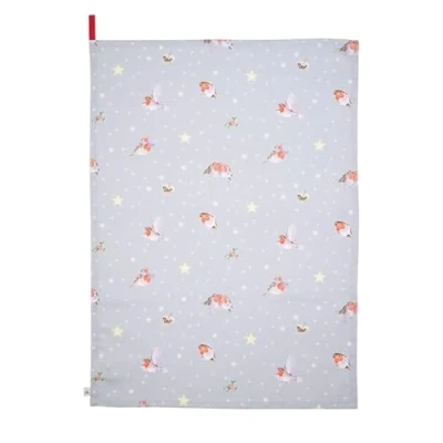 Image of Wrendale Designs Season&#039;s Tweetings&#039; Tea Towel