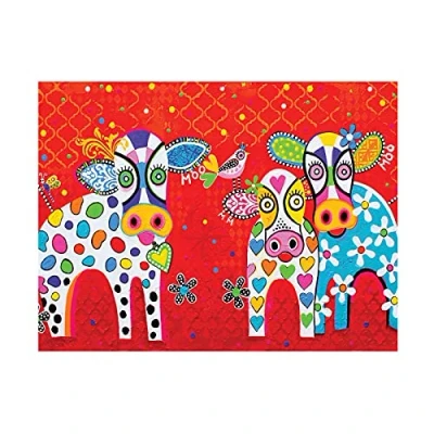 Image of Maxwell &amp; Williams Love Hearts Tea Towel Happy Moo Day