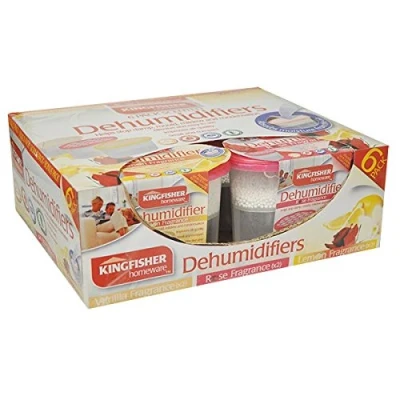 Image of Kingfisher Scented Dehumidifier Moisture Absorbers, Pack of 6