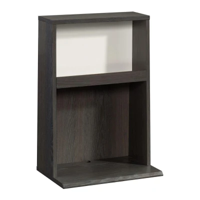 Image of TEKNIK Hudson 5425815 Wall mounted Night Stand Charcoal Ash &amp; Pearl Oak