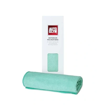 Image of Autoglym Hi Tech Interior Microfibre Towel For Car Cleaning, 40x40cm, Green