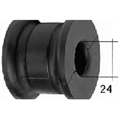 Image of 1243231785, A1243231785 Stabilizer Bushes MAPCO 33889/3 Front axle both sides, inner Rubber Mount 24mm MERCEDES BENZ: 190, W124 Saloon, Coupe