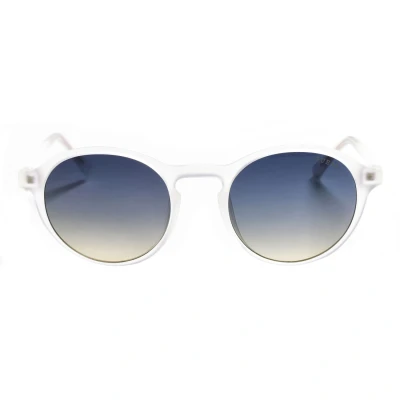 Image of Guess Womenss acetate sunglasses with round shape GU00062 White One Size