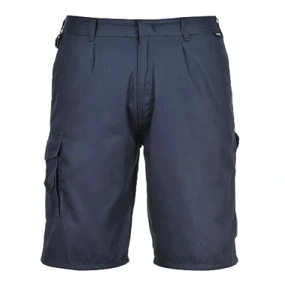 Image of Portwest S790 Men&#039;s High Performance Comfort Combat Cargo Work Shorts Navy, XS