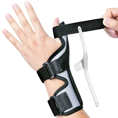 Image of Thumb Support Brace Patented Splint for Left &amp; Right Hand, Spica,Trigger Thumb, Arthritis, Stabilizer Knuckle Pain Relief, Sprains, Tendonitis, Woman and Man S/M