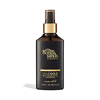 Image of Bondi Sands Liquid Gold Self Tanning Dry Oil Ultra Nourishing No Wash Off Formula Gives Skin a Long Lasting Golden Tan, Enriched with Argan Oil, Vegan + Cruelty , Coconut Scent 150 mL/5.07 Oz