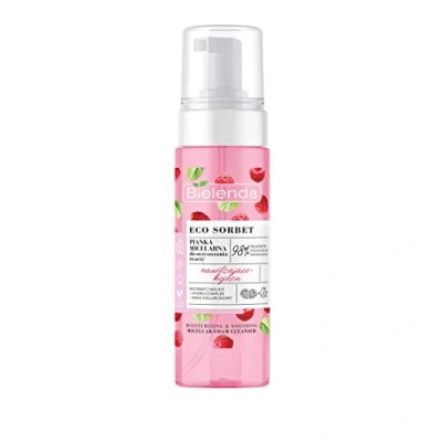 Image of BIELENDA ECO SORBET RASPBERRY, moisturizing&amp;soothing micellar foam, 150ml.