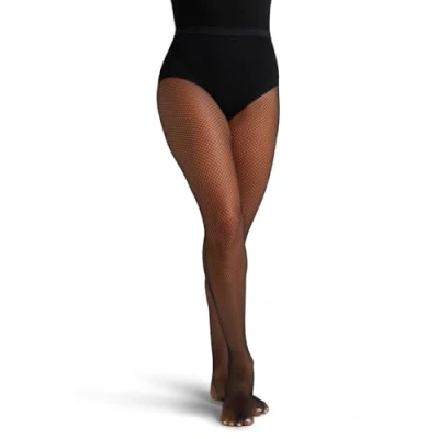 Image of Capezio Women&#039;s 3407 Studio Basic Seamless Fishnet, Black, L XL UK