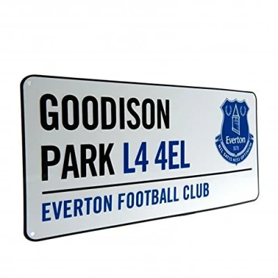 Image of Everton FC Goodison Road Street Sign