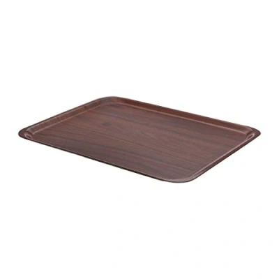 Image of Cambro Mykonos Laminate Canteen Tray Walnut 460mm