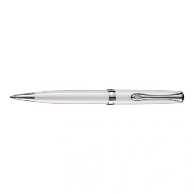 Image of Diplomat Excellence A2 Pearl White CT BP Free engraving