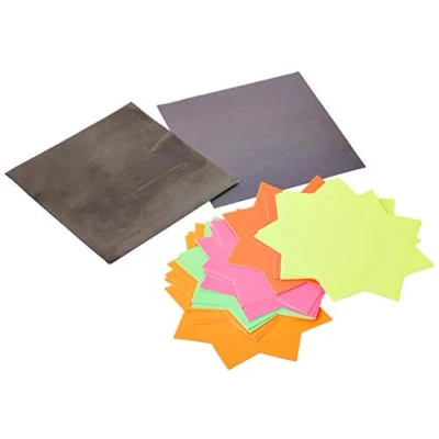 Image of THE ART BOXARTBOX 15x15cm Fluorescent Stars (Pack of 20), 6218