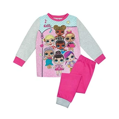 Image of L.O.L. Surprise! Girls Dolls Pyjamas Multicoloured Age 3 to 4 Years