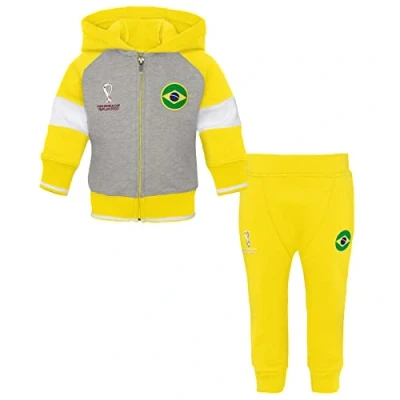 Image of Official FIFA World Cup 2022 Infant Tracksuit, Toddlers, Brazil, Age 2