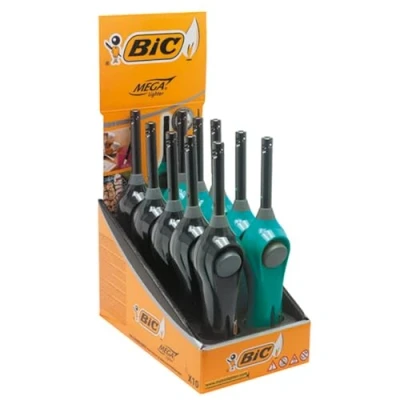 Image of 10 Bic MegaLighter Gas Lighter Barbecue