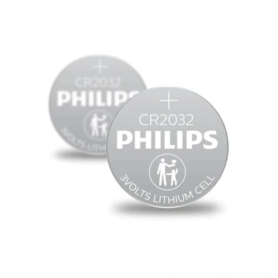 Image of Philips CR2032P2/01B Minicells Non Rechargeable batteries CR2032 Lithium Button/Coin Battery 3V