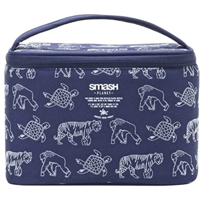 Image of Smash Cube Insulated Lunch Bag, RPET, 4 liters, Planet Navy