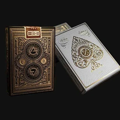 Image of Theory11 Artisans Playing Cards Black &amp; White Double Deck Set