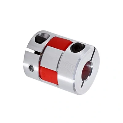 Image of Hilitand 10mm x 8mm CNC Flexible Plum Coupling Axial Capacitor Stepper Motor Aluminum Alloy Shaft Coupler Encoder for Connect Servo