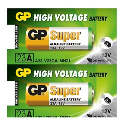 Image of HS twin pack GP23AE A23 12V Alkaline Batteries