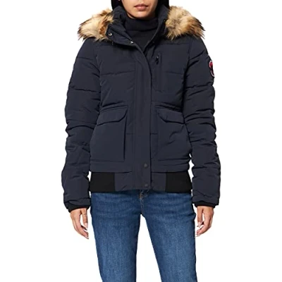 Image of Superdry Everest Winter jacket, Women&#039;s, Size: Large, Nordic chrome navy