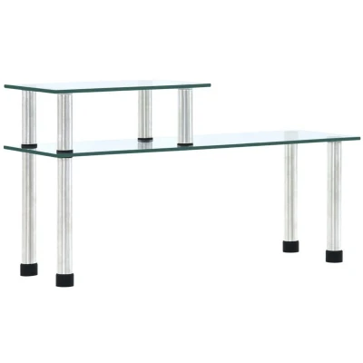 Image of vidaXL Kitchen Shelf Transparent 45x16x26 cm Tempered Glass