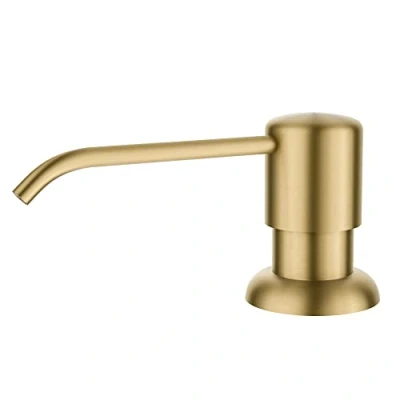Image of Kraus KSD 53BB Boden Kitchen Soap and Lotion Dispenser, Brushed Brass