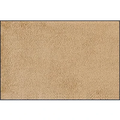 Image of Door Mat Sand Yellow 120 x 180 cm beige