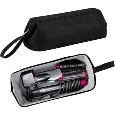 Image of BUBM Portable Travel Storage Bag Carrying Case Compatible with Dyson Supersonic Hair Dryer/Dyson Airwrap Styler/Dyson Corrale Straightener/Shark Flexstyle Air Styling &amp; Drying System,Black