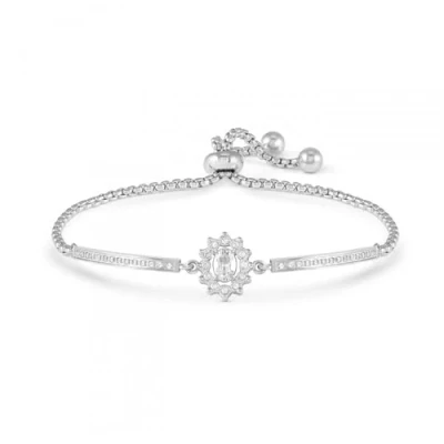 Image of Nomination Royal Dream Silver Oval Cluster Crystal Bracelet