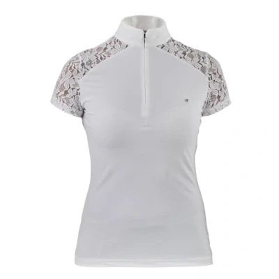 Image of Aubrion Shires Ambel Ladies Show Shirt White Extra Lg,