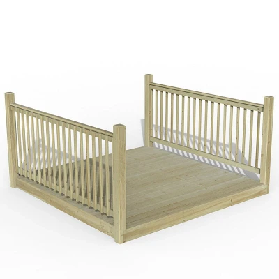 Image of 8&#039; x Forest Patio Deck Kit No. 3 (2.4m 2.4m)
